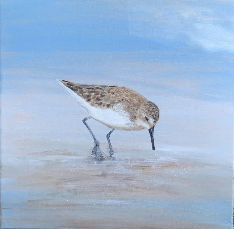 sand piper painting