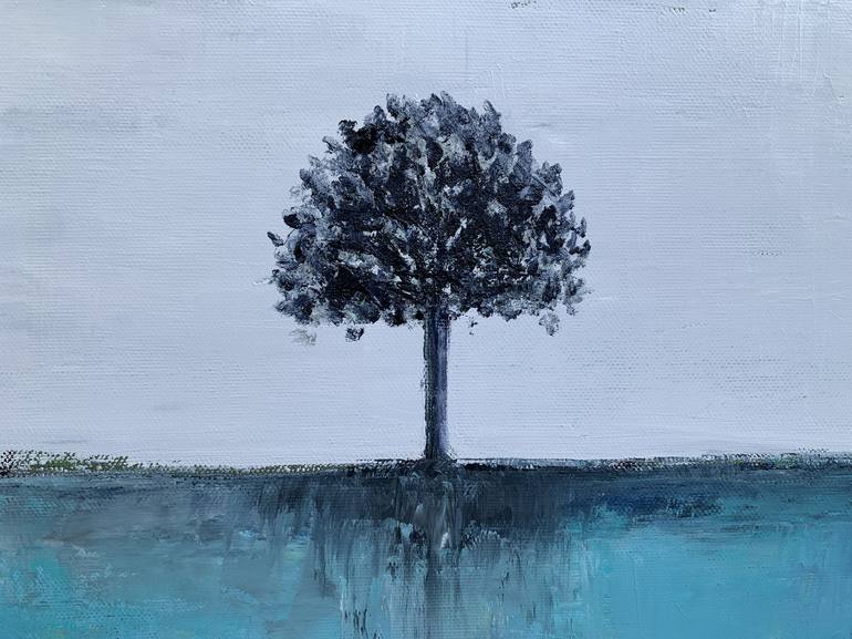 Original Tree Painting by Laure Bury