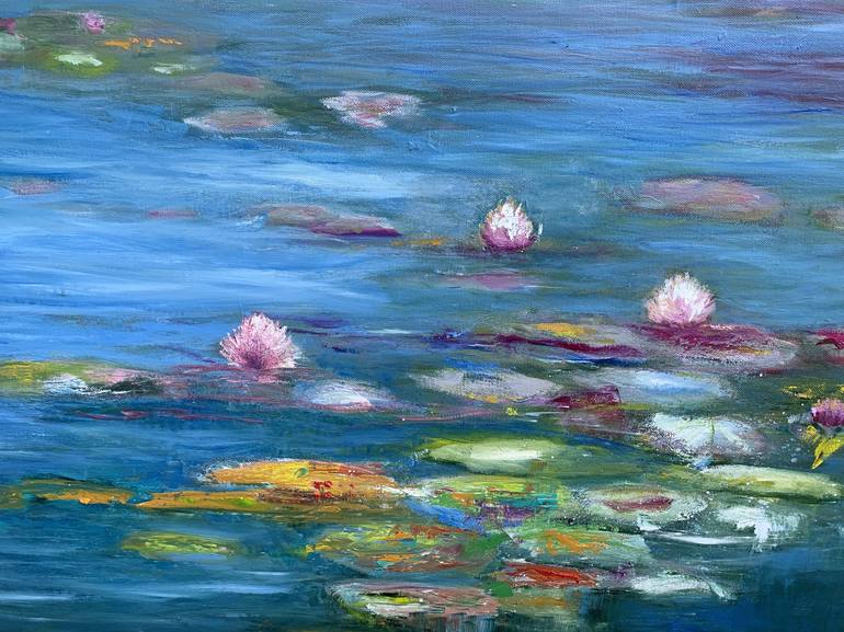 Original Fine Art Water Painting by Laure Bury