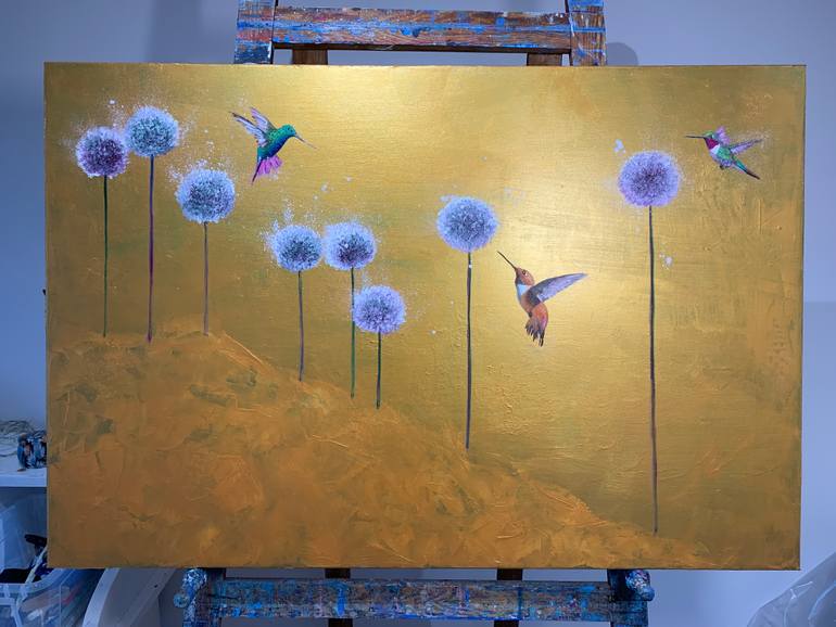 Original Impressionism Animal Painting by Laure Bury