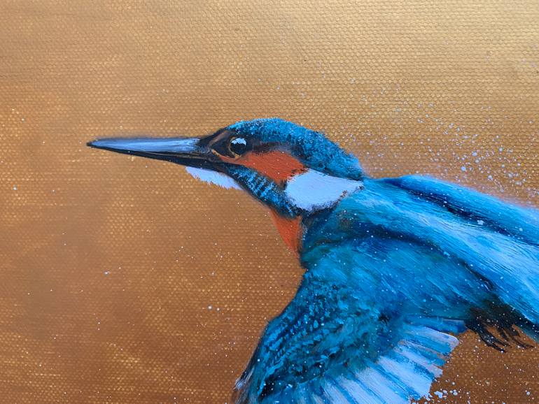 Original Impressionism Animal Painting by Laure Bury