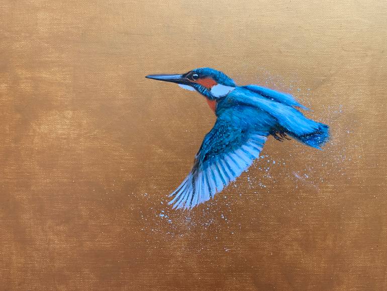 Original Impressionism Animal Painting by Laure Bury