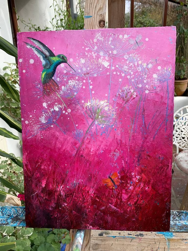 Original Figurative Animal Painting by Laure Bury