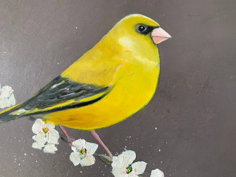 Original Impressionism Animal Painting by Laure Bury