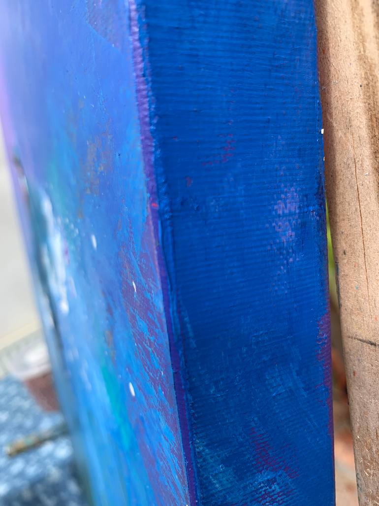 Original Abstract Expressionism Animal Painting by Laure Bury