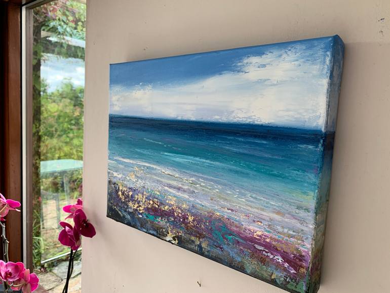Original Contemporary Seascape Painting by Laure Bury