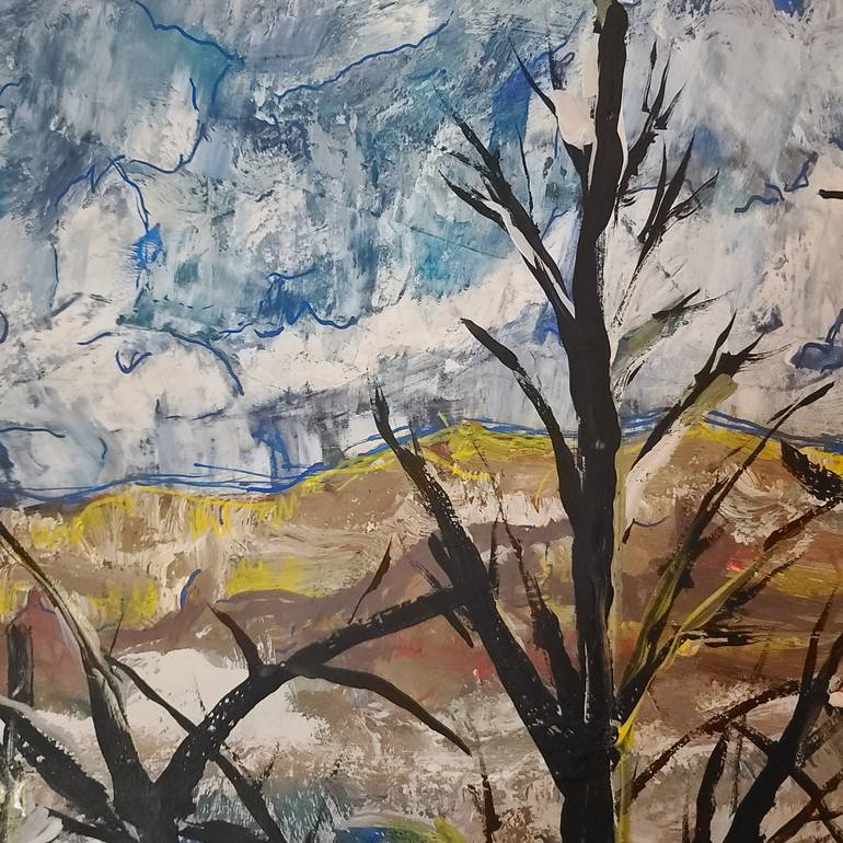 Original Expressionism Landscape Painting by Andrew Walaszek