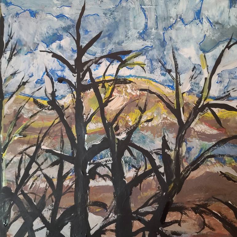 Original Expressionism Landscape Painting by Andrew Walaszek