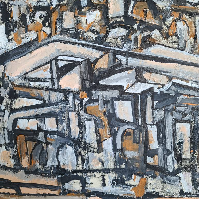 Original Abstract Expressionism Abstract Painting by Andrew Walaszek