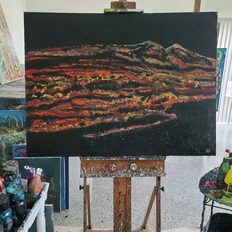 Original Abstract Landscape Painting by Andrew Walaszek