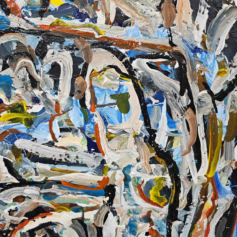 Original Abstract Expressionism Abstract Painting by Andrew Walaszek