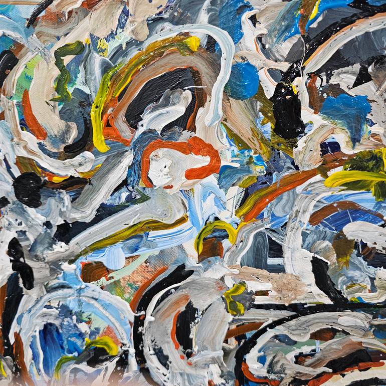Original Abstract Expressionism Abstract Painting by Andrew Walaszek