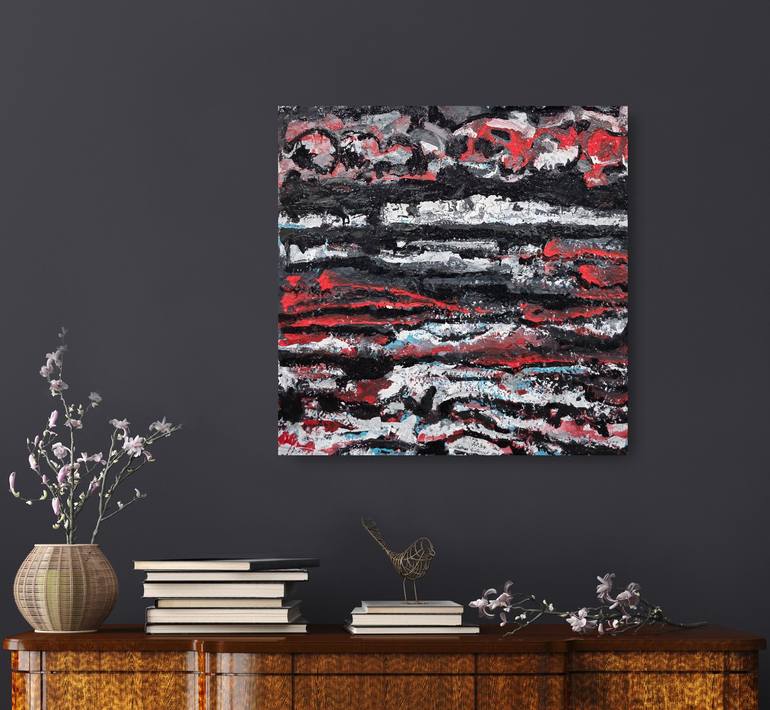 Original Abstract Expressionism Landscape Painting by Andrew Walaszek