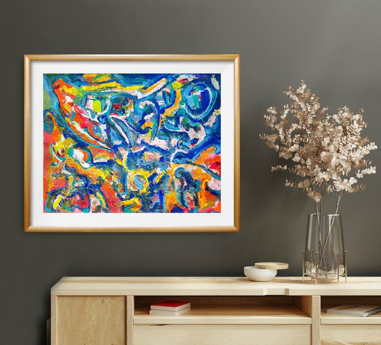 Original Abstract Painting by Andrew Walaszek