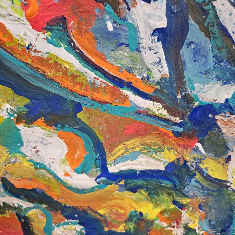 Original Abstract Painting by Andrew Walaszek