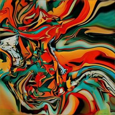 Original Abstract Expressionism Abstract Digital by Andrew Walaszek