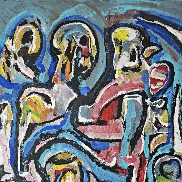 Original Figurative Abstract Painting by Andrew Walaszek