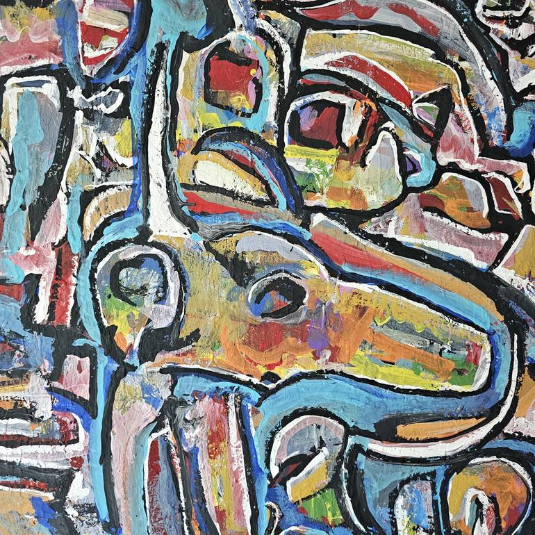 Original Figurative Abstract Painting by Andrew Walaszek