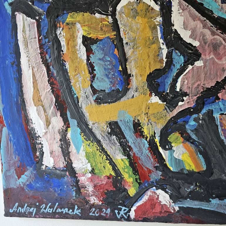 Original Figurative Abstract Painting by Andrew Walaszek