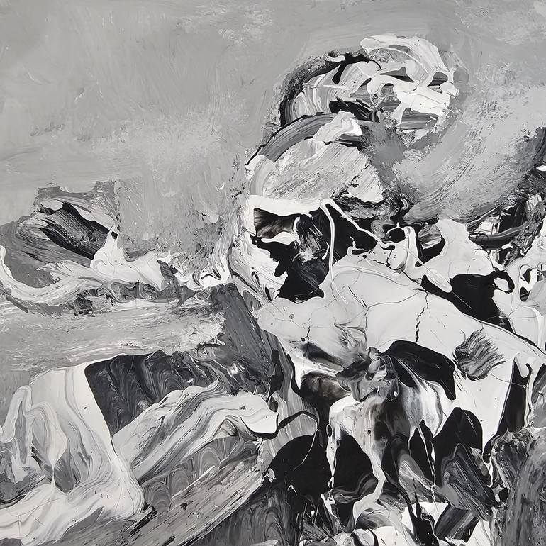Original Abstract Expressionism Abstract Painting by Andrew Walaszek
