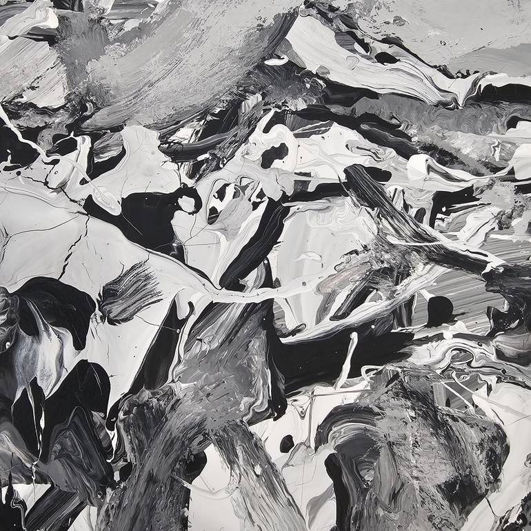 Original Abstract Expressionism Abstract Painting by Andrew Walaszek