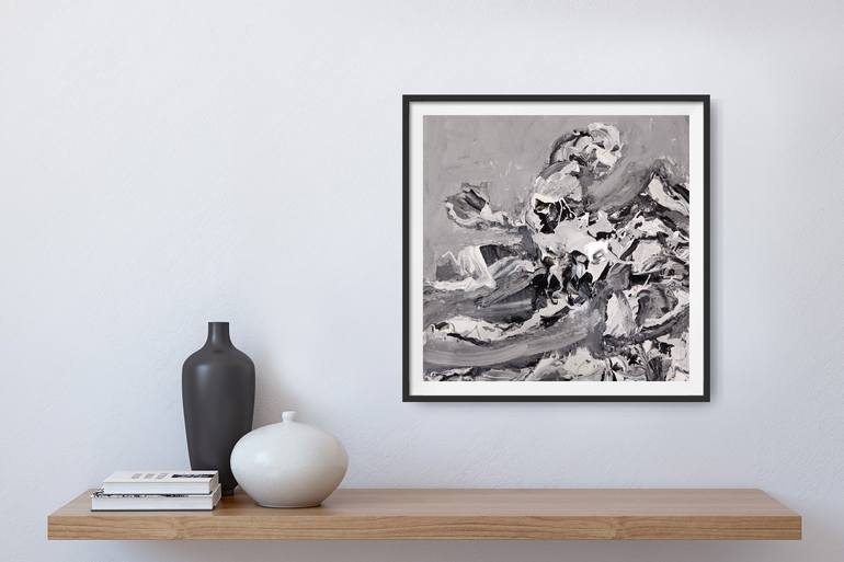 Original Abstract Expressionism Abstract Painting by Andrew Walaszek