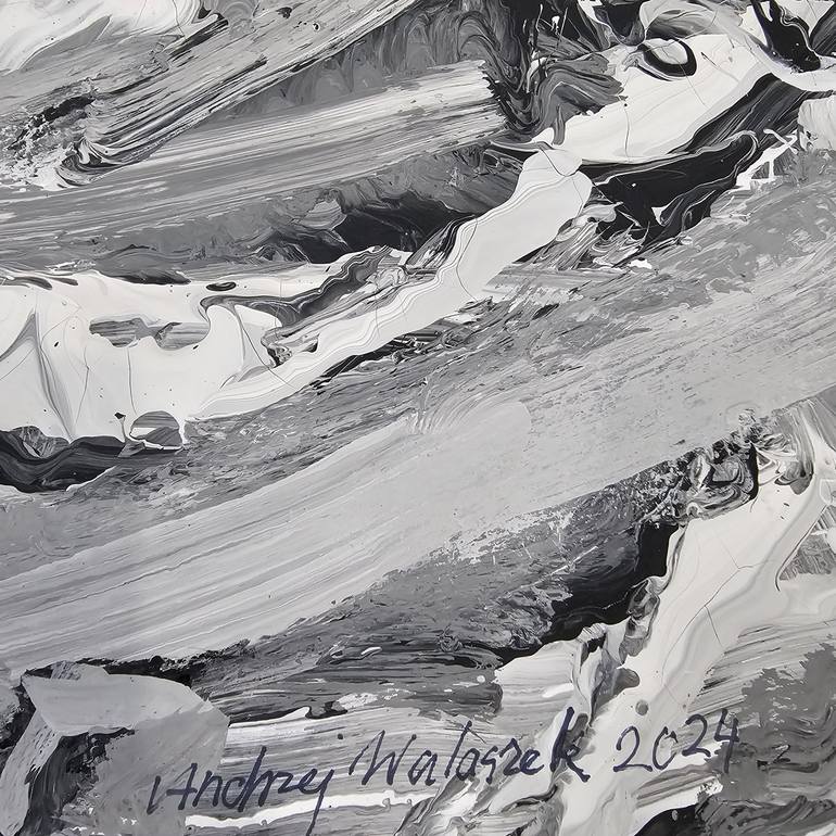 Original Abstract Expressionism Abstract Painting by Andrew Walaszek