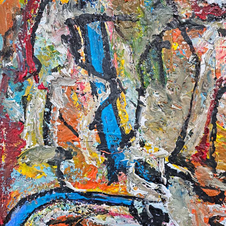 Original Abstract Expressionism Abstract Painting by Andrew Walaszek