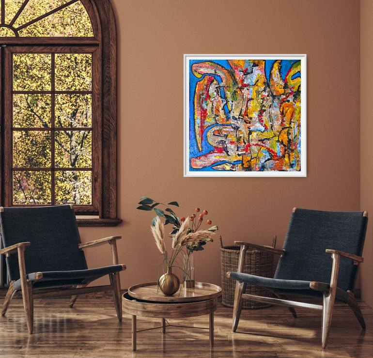 Original Abstract Expressionism Abstract Painting by Andrew Walaszek