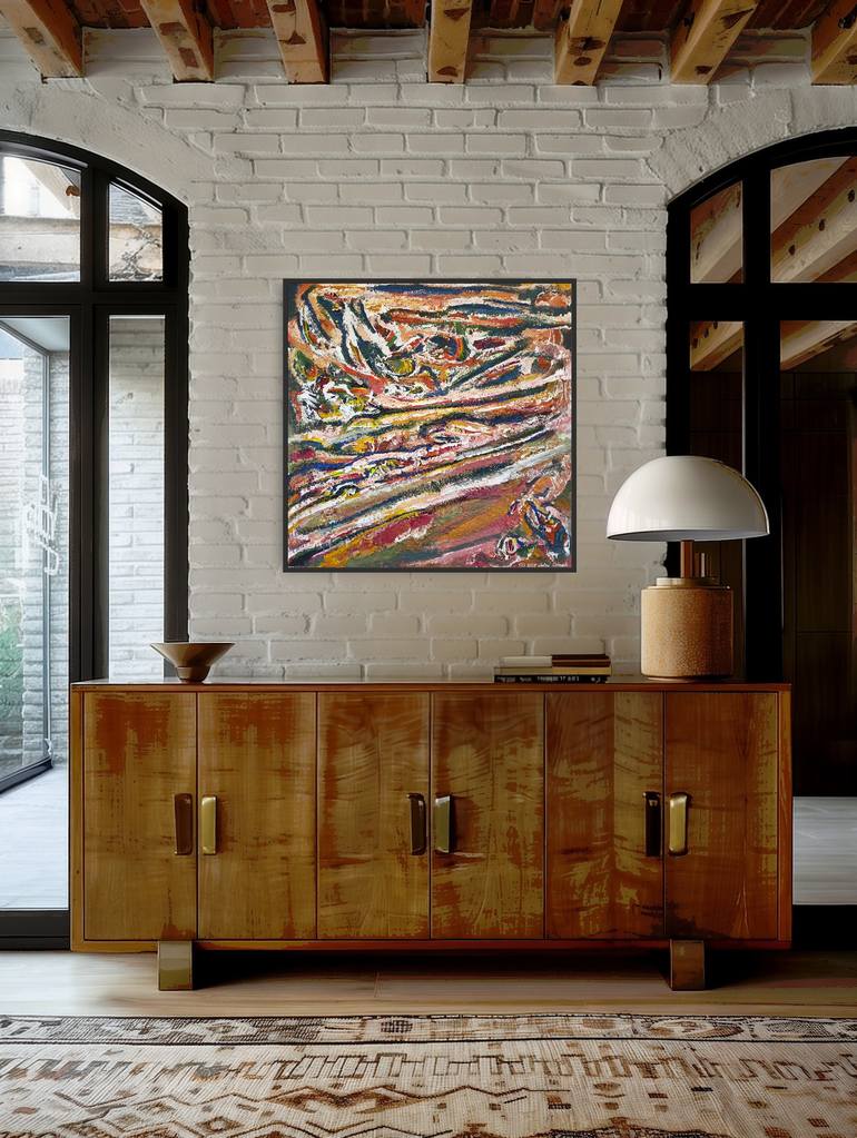 Original Abstract Expressionism Abstract Painting by Andrew Walaszek