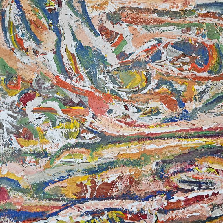 Original Abstract Expressionism Abstract Painting by Andrew Walaszek