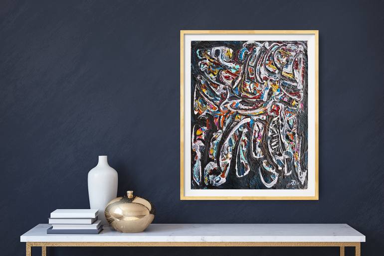 Original Abstract Painting by Andrew Walaszek