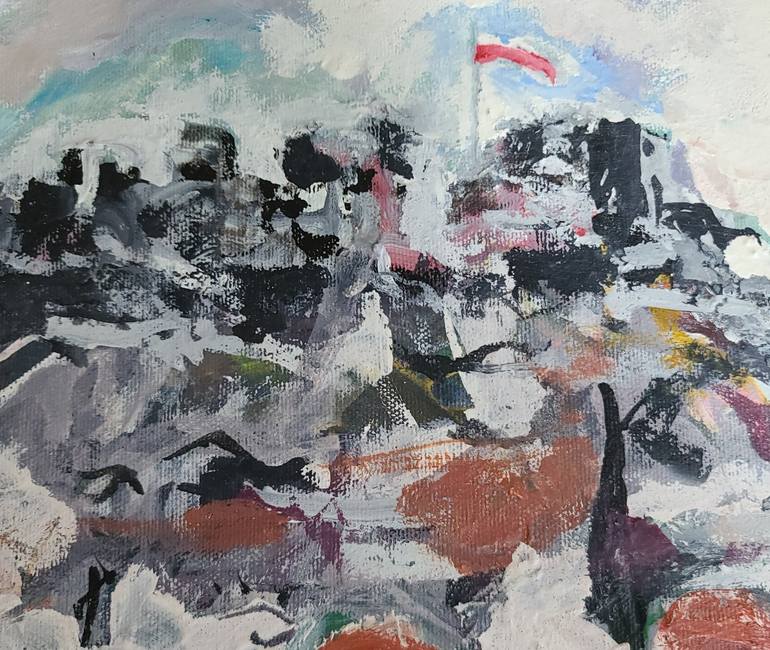 Original Abstract Expressionism Places Painting by Andrew Walaszek