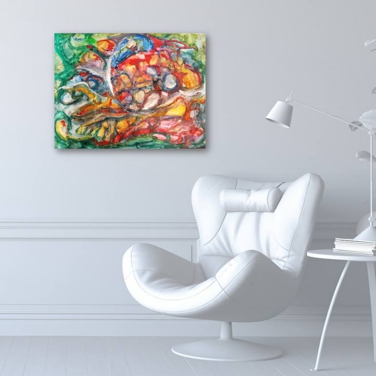 Original Abstract Expressionism Abstract Painting by Andrew Walaszek