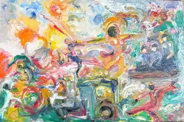 Original Expressionism People Paintings by Andrew Walaszek