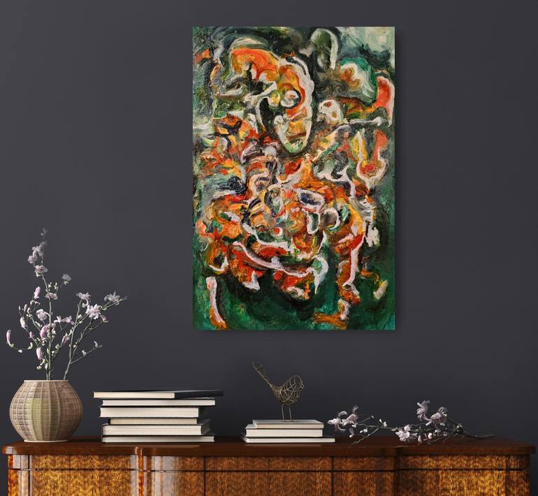 Original Abstract Expressionism Abstract Painting by Andrew Walaszek