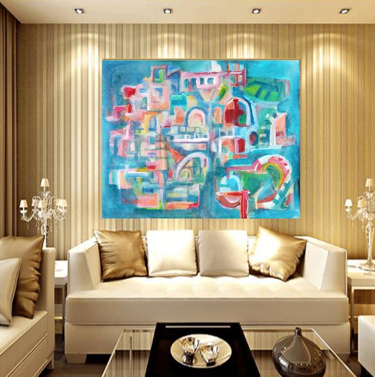 Original Cubism Abstract Painting by Andrew Walaszek