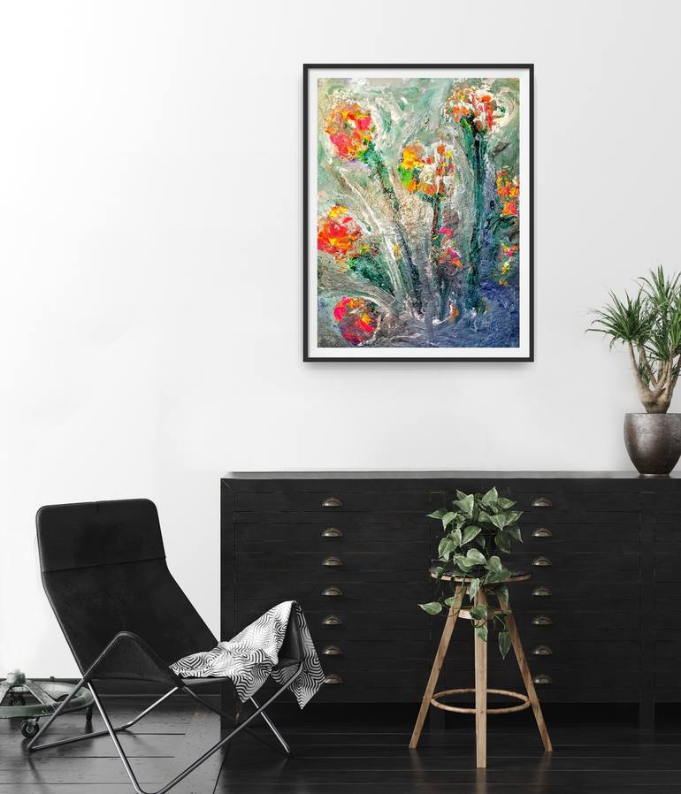 Original Impressionism Botanic Painting by Andrew Walaszek