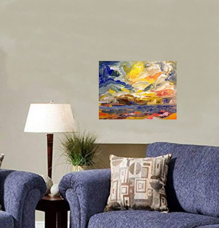 Original Expressionism Landscape Painting by Andrew Walaszek