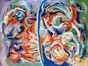 Original Abstract People Paintings by Andrew Walaszek