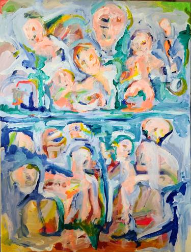 Original Expressionism People Paintings by Andrew Walaszek