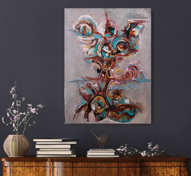 Original Abstract Science Painting by Andrew Walaszek