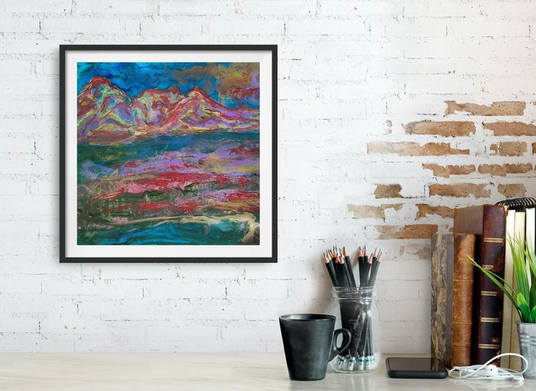 Original Abstract Landscape Painting by Andrew Walaszek