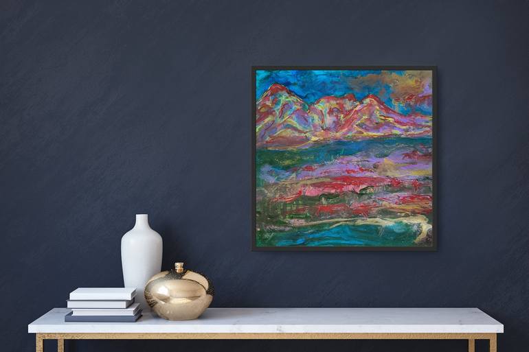 Original Abstract Landscape Painting by Andrew Walaszek