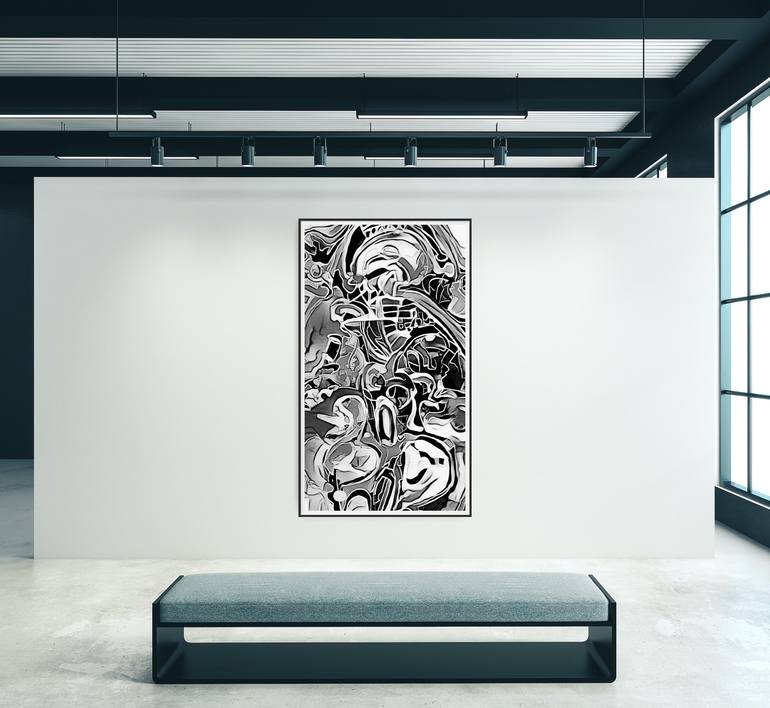 Original Expressionism Abstract Mixed Media by Andrew Walaszek