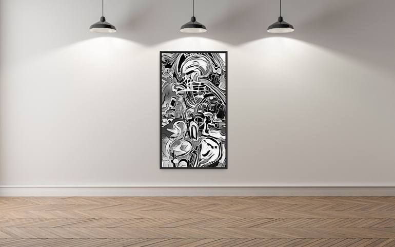 Original Expressionism Abstract Mixed Media by Andrew Walaszek