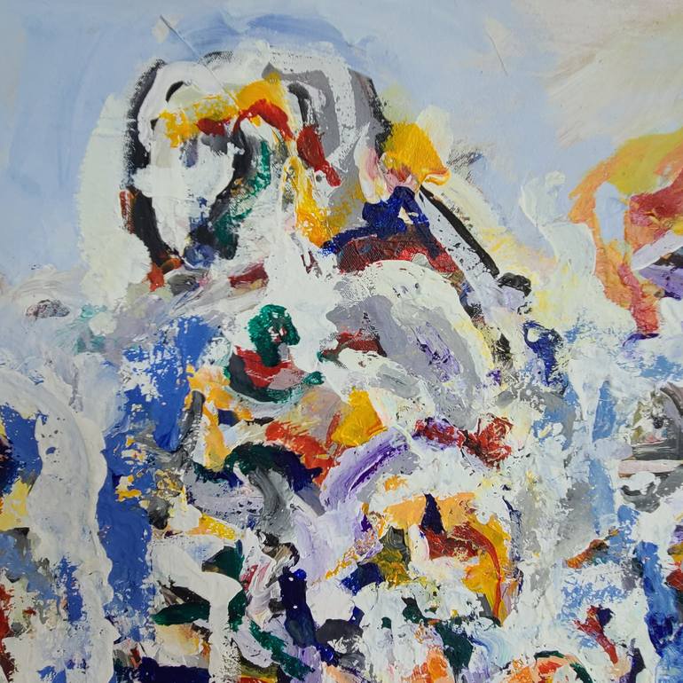 Original Expressionism Abstract Painting by Andrew Walaszek