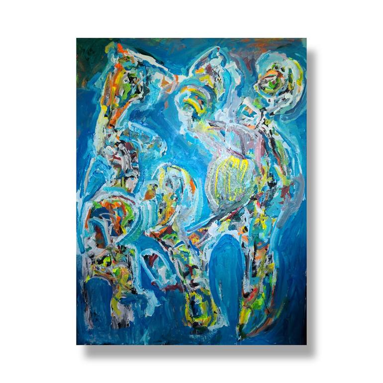 Original Tachisme Abstract Painting by Andrew Walaszek