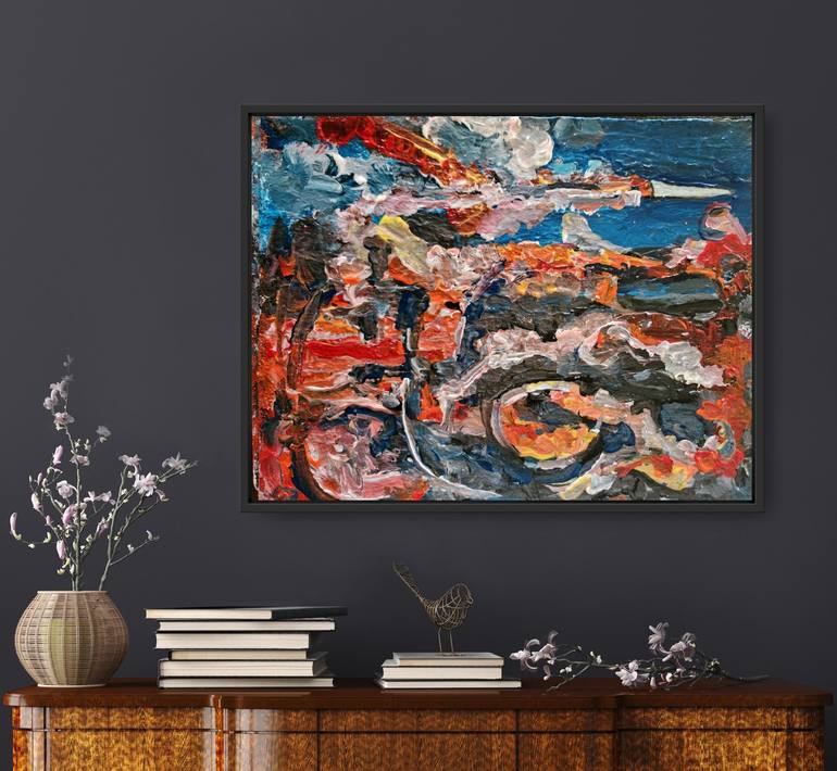 Original Expressionism Abstract Painting by Andrew Walaszek