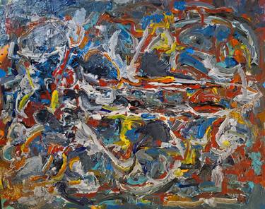 Original Abstract Expressionism Abstract Paintings by Andrew Walaszek